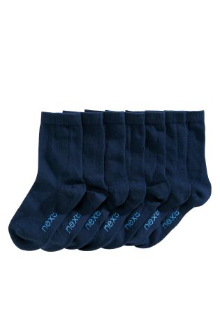 Navy School Socks Seven Pack (Older Boys)
